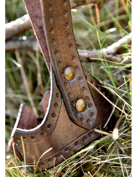 Baudrier en cuir avec boucle en...