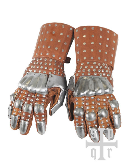 Gantelets de bataille médiévale,...