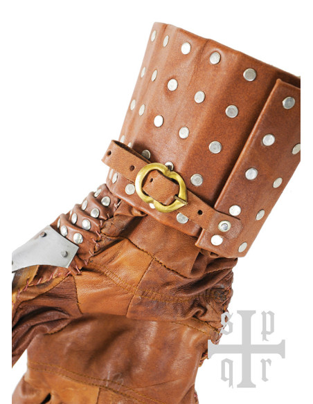 Gantelets de bataille médiévale,...