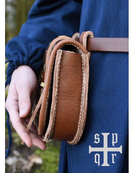 Sac Viking en cuir modèle Tarsoly