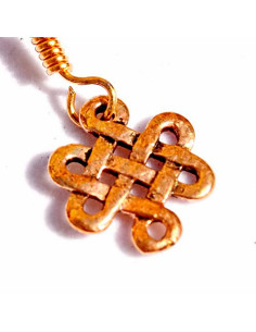 Boucles d'oreilles panier celtique 2