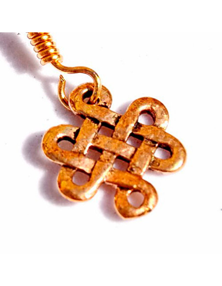 Boucles d'oreilles panier celtique