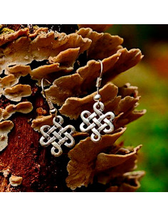 Boucles d'oreilles panier celtique