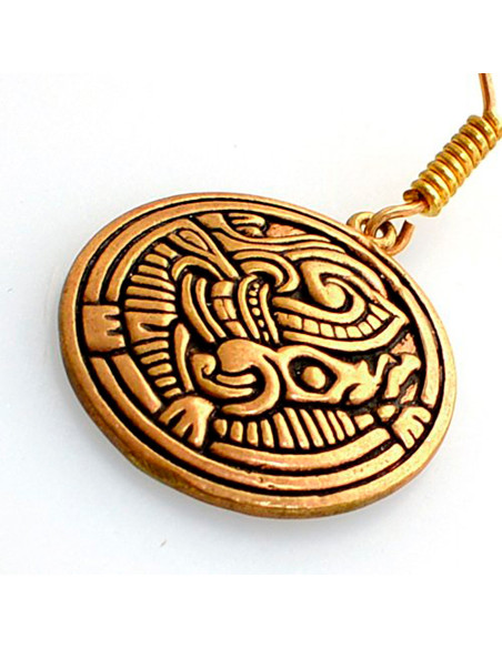 Boucles d'oreilles viking bête...