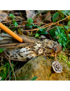 Boucles d'oreilles médiévales anglaises Tudor Rose, XVIe... 2