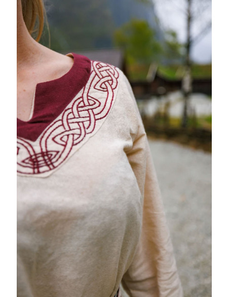 Robe viking modèle Lagertha, bicolore...