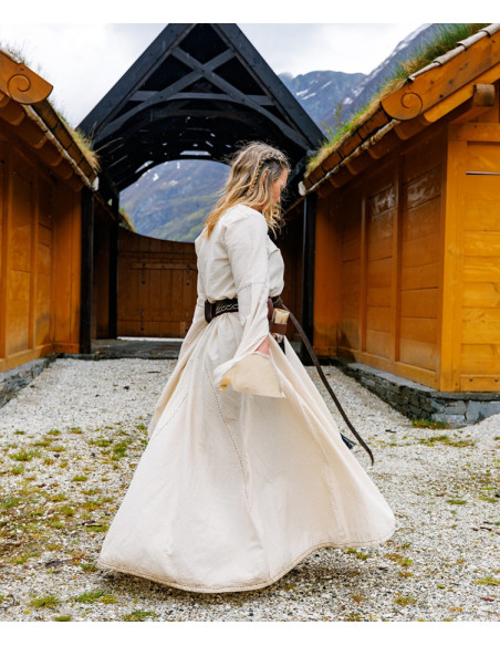 Robe médiévale manches trompette...