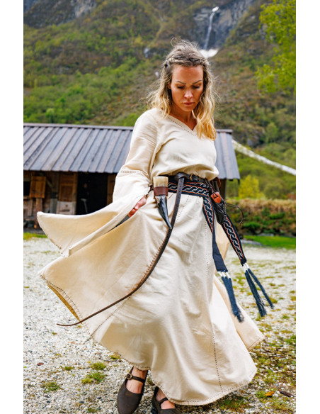 Robe médiévale manches trompette...