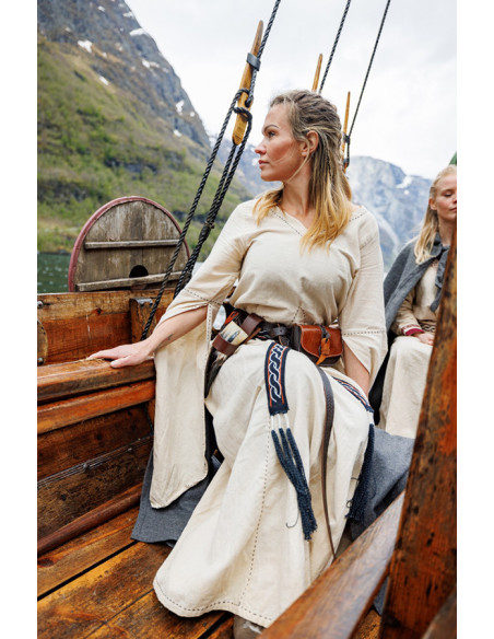 Robe médiévale manches trompette...