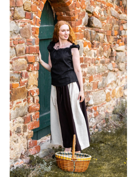 Chemisier médiéval d'été sans manches...