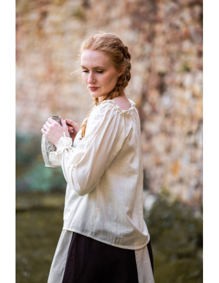 Chemisier médiéval femme volants