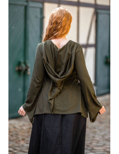 Chemisier médiéval Léa à lacets