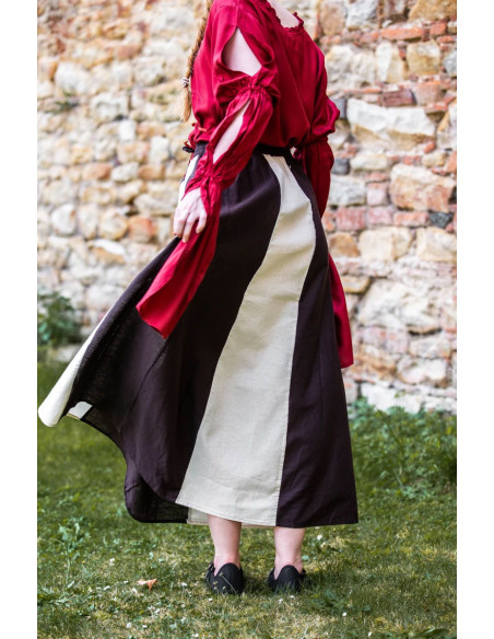 Jupe médiévale modèle Diana, naturel...