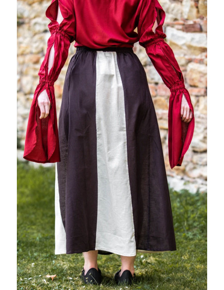 Jupe médiévale modèle Diana, naturel...