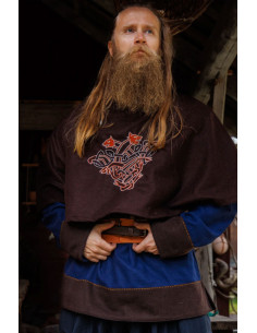 Viking Gugel en laine Bjomolf marron 2