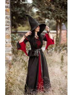 Chapeau de sorcière modèle Glinda, couleur noir 2