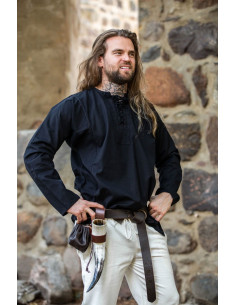 Chemise paysanne à nouer