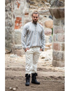 Chemise paysanne à nouer modèle Félix