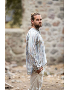 Chemise paysanne à nouer modèle Félix 2