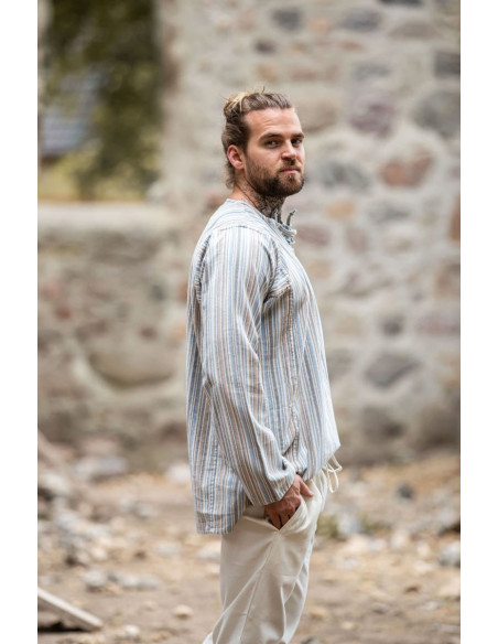 Chemise paysanne à nouer modèle Félix