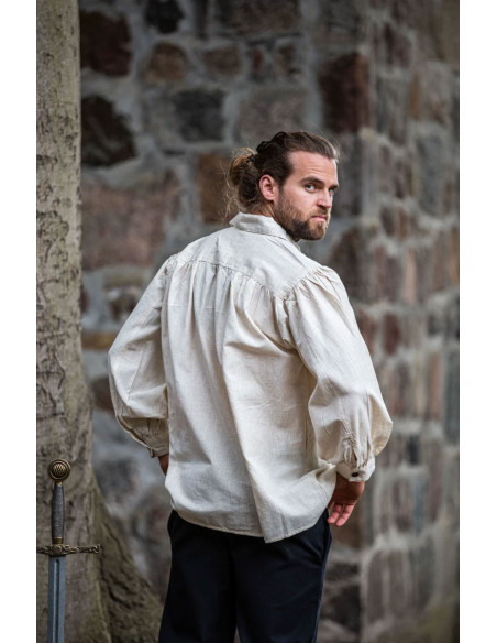 Chemise pirate Artur à lacets,...