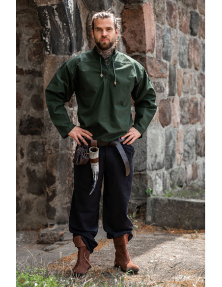 Chemise médiévale à lacets modèle...