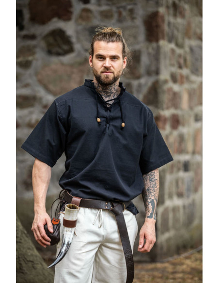 Chemise médiévale à manches courtes...
