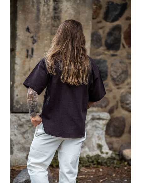 Chemise médiévale à manches courtes...