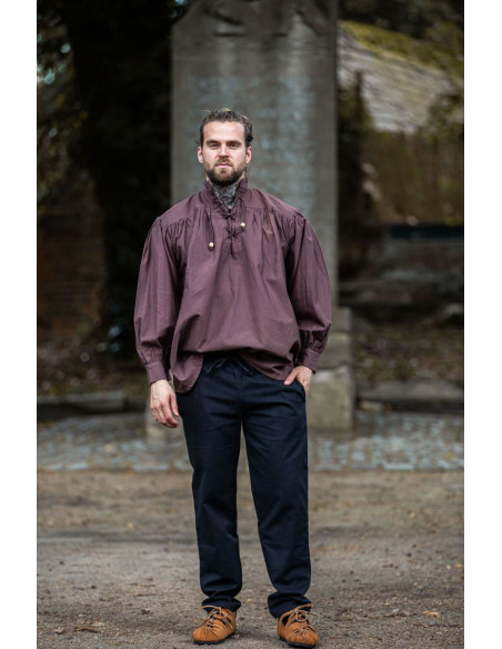 Chemise médiévale large à nouer,...