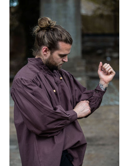 Chemise médiévale large à nouer,...