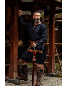 Tunique Olvisson Viking, laine noire