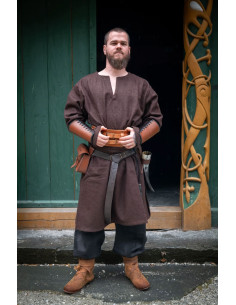 Tunique Olvisson Viking, laine marron 2