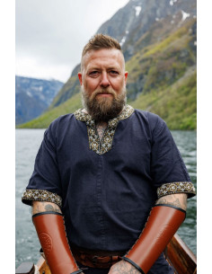 Tunique viking manche courte Richard, noir 2