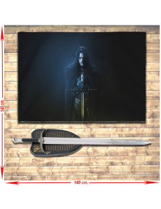 Pack bannière et épée avec le soutien de Jon Snow, Game of Thrones