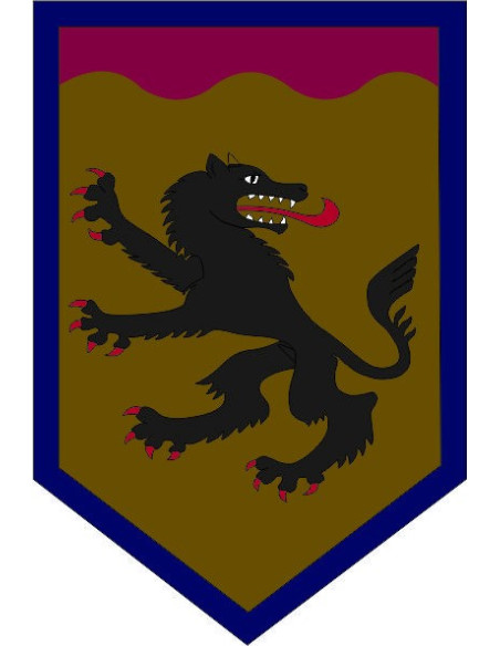 Bannière médiévale de différentes...