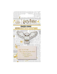 Lot de 2 gommes - Hedwige et lettre - Harry Potter