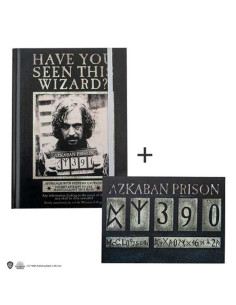 Carnet à couverture rigide et marque-page - Sirius...