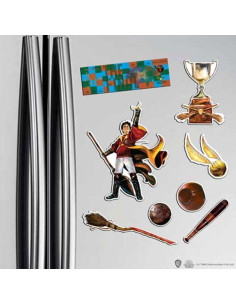 Lot d'aimants en caoutchouc - Quidditch - Harry Potter 2