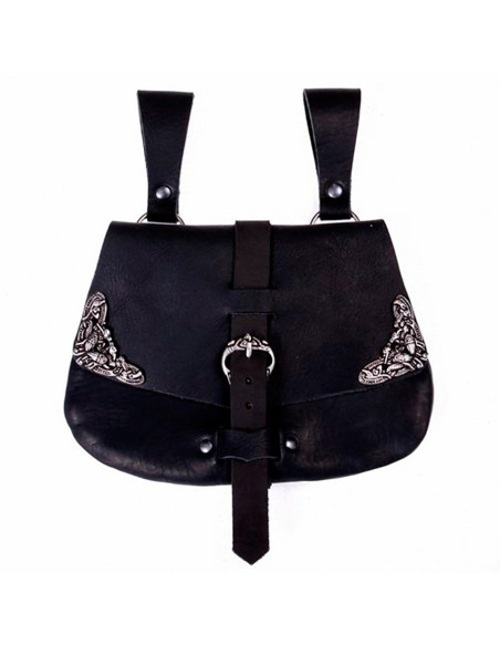 Sac en cuir médiéval irlandais (20 x...