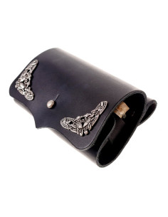 Sac en cuir de 3 potions avec fermeture à bouton (16,5 x... 2