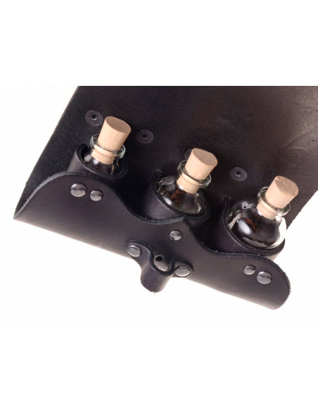 Sac en cuir de 3 potions avec...