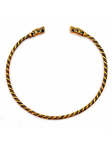 Têtes Torque Viking Gotland Dragon