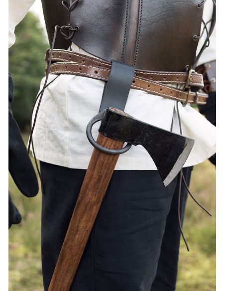 Tahalí noir pour porter des haches...