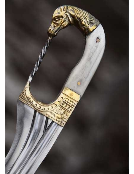 Falcata, Kopis avec couteau, manche...