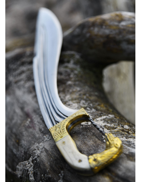 Falcata, Kopis avec couteau, manche...