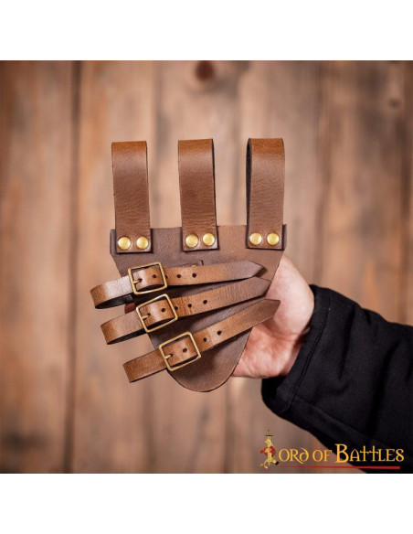 Baldric pour épées de rapière en cuir...