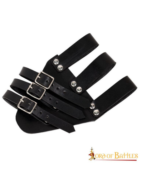 Baldric pour épées de rapière en cuir...