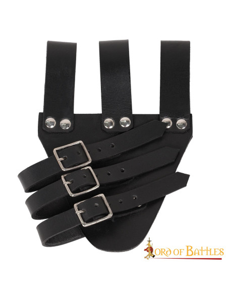 Baldric pour épées de rapière en cuir...