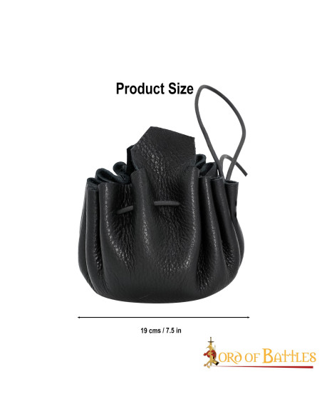 Mendiant médiéval en cuir pour la...