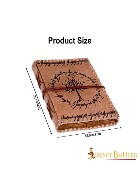 Journal de la Terre du Milieu en cuir...